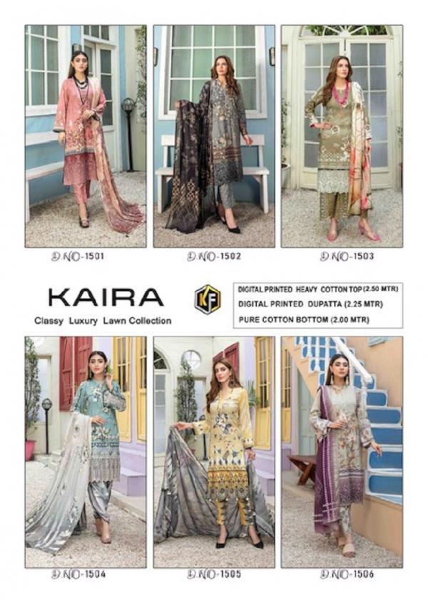 Keval Kaira Vol 15 Classy Luxury Lawn Karachi Cotton Collection